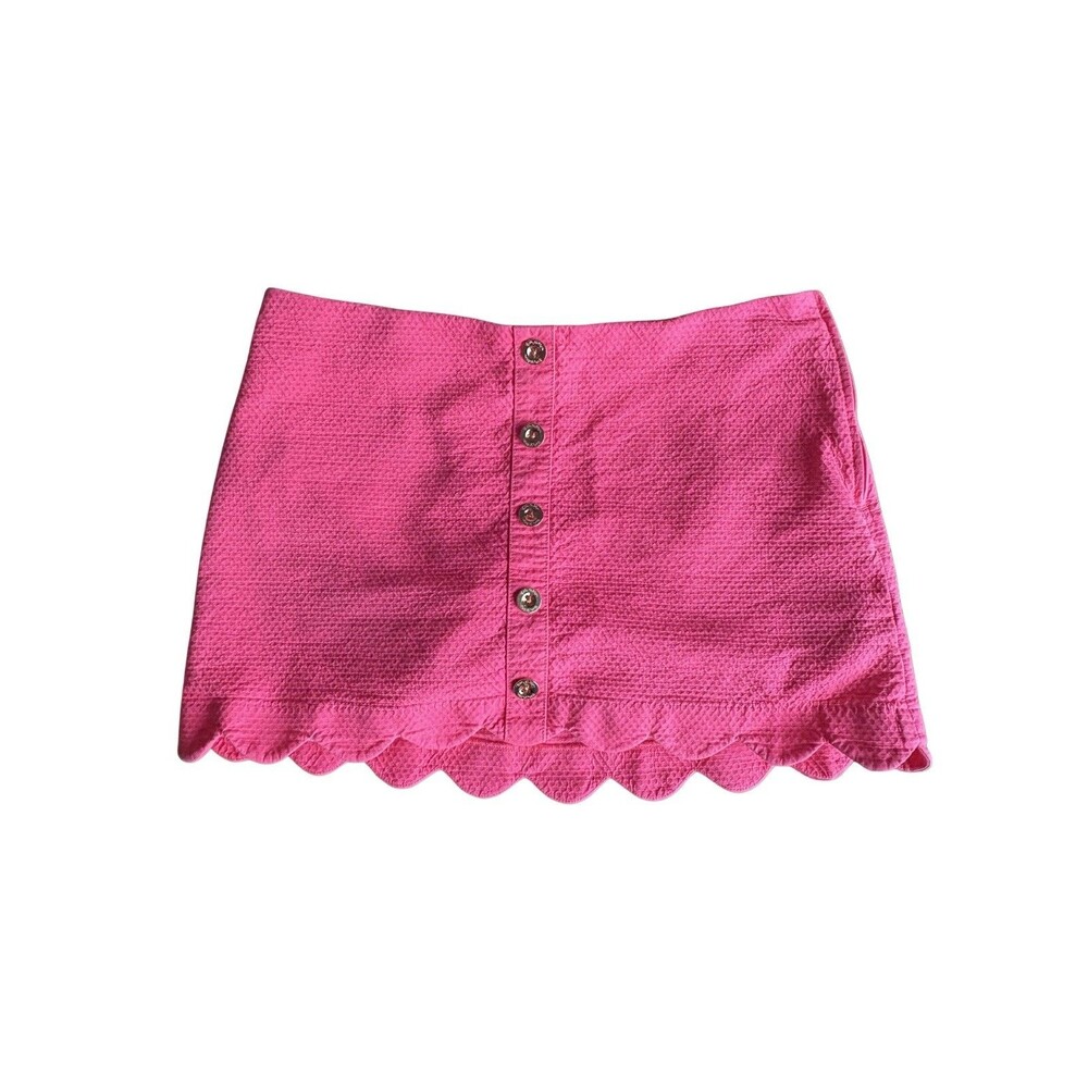 Lilly Pulitzer Women's Kaylie Skort Scallop Love Potion Pink Size 14